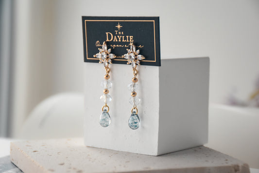 Water drops earrings