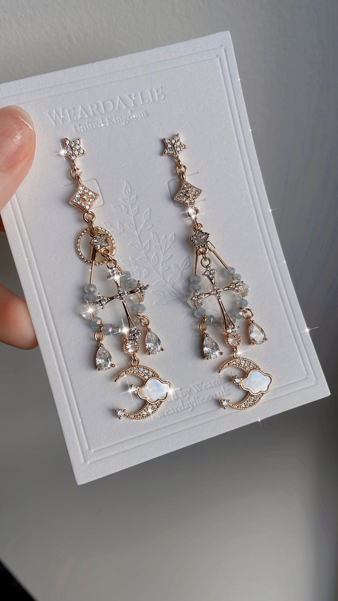 Heavenly sky earrings