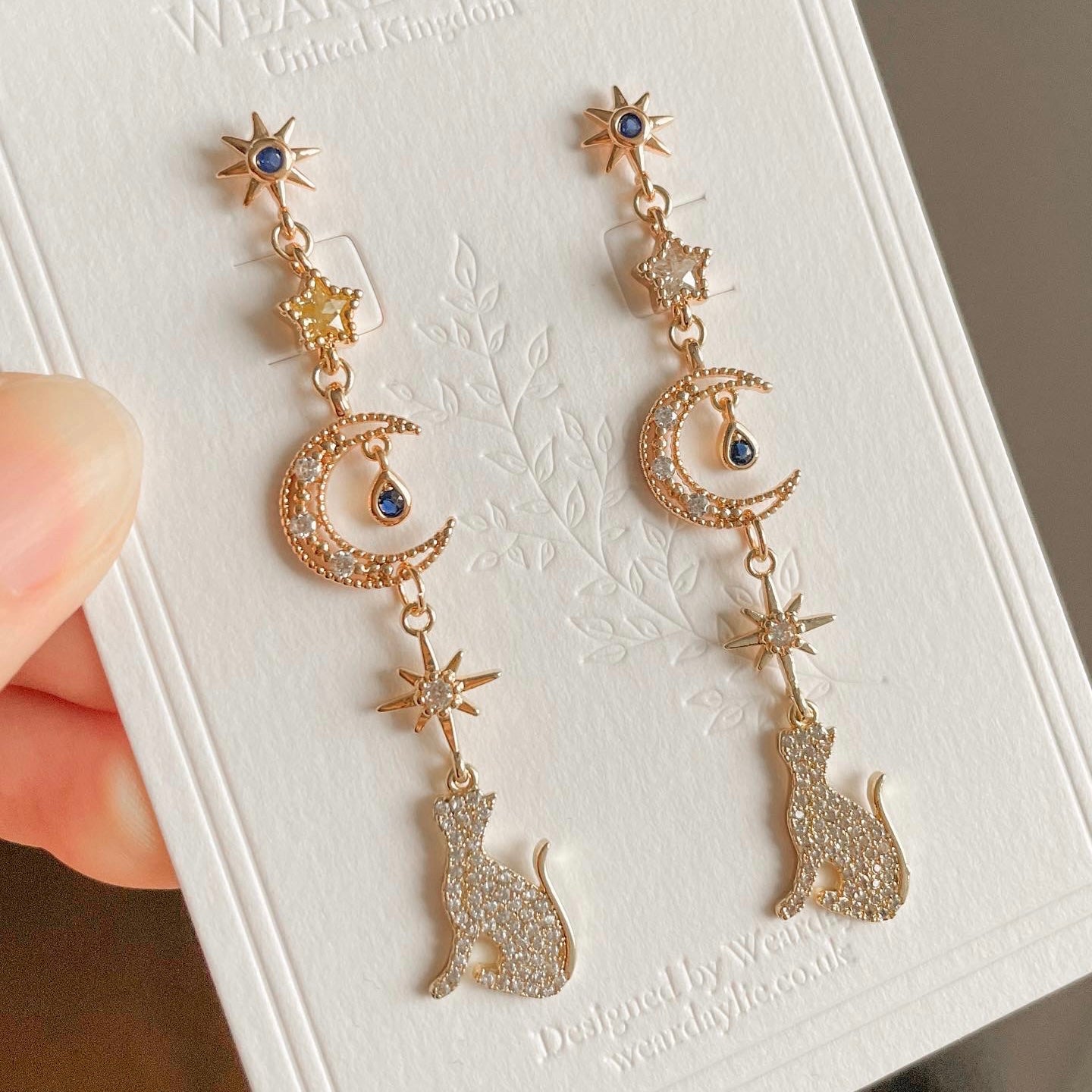 Kittens’ Night Earrings