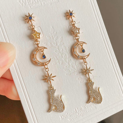 Kittens’ Night Earrings