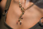 Cat Eyes Rose Necklace