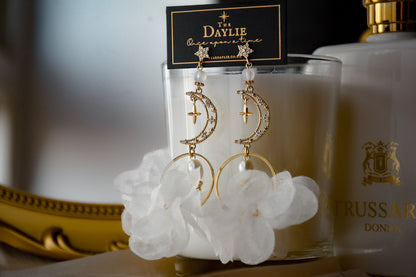 Floating Moon Earrings