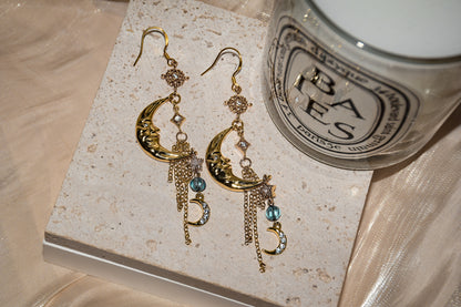 The Shining Moon Earrings