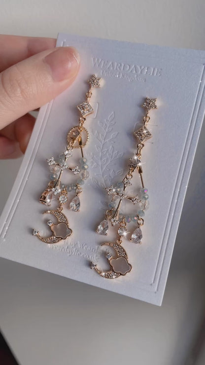 Heavenly sky earrings